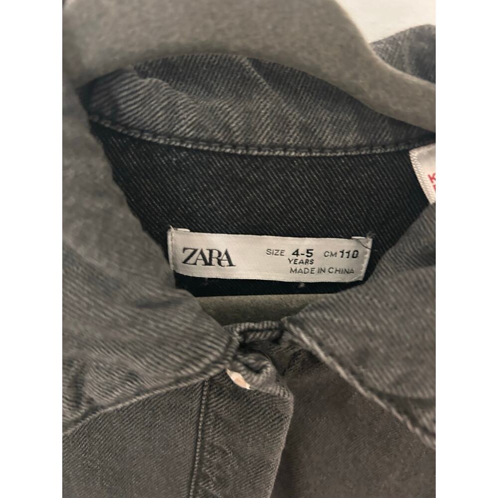 Zara Kids Denim Dress Size 4-5T - Picture 3 of 4